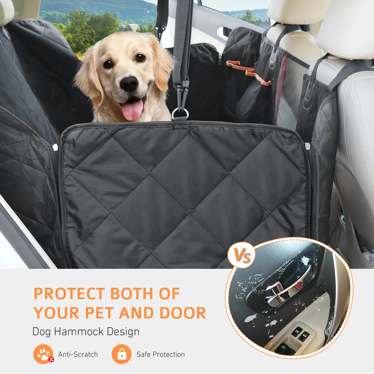 047DB Dog Car Seat Cover