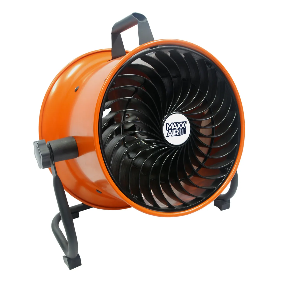 10 In. 3-Speed Tilting High Velocity Floor Fan with Steel Shroud