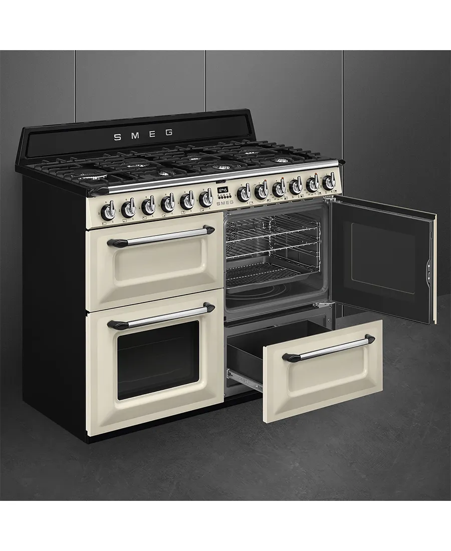 110cm Victoria Traditional Dual Fuel Range Cooker | Cream