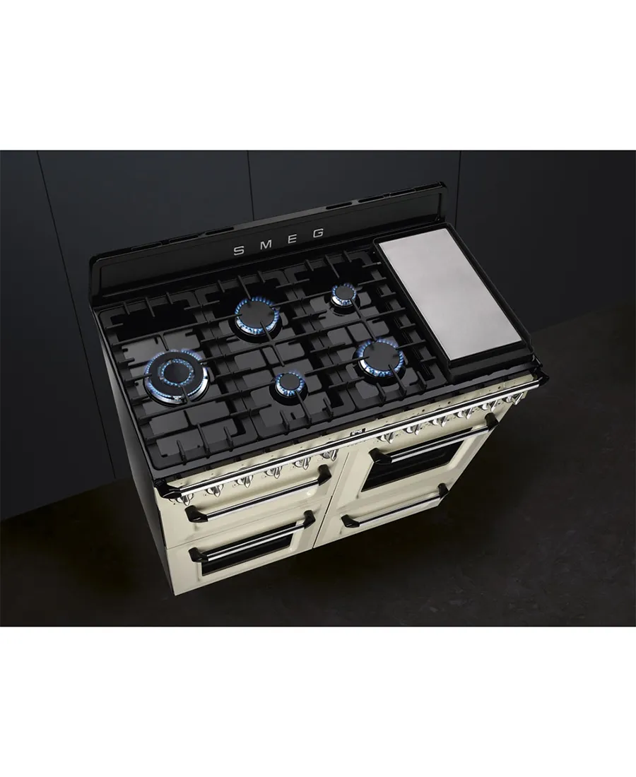 110cm Victoria Traditional Dual Fuel Range Cooker | Cream