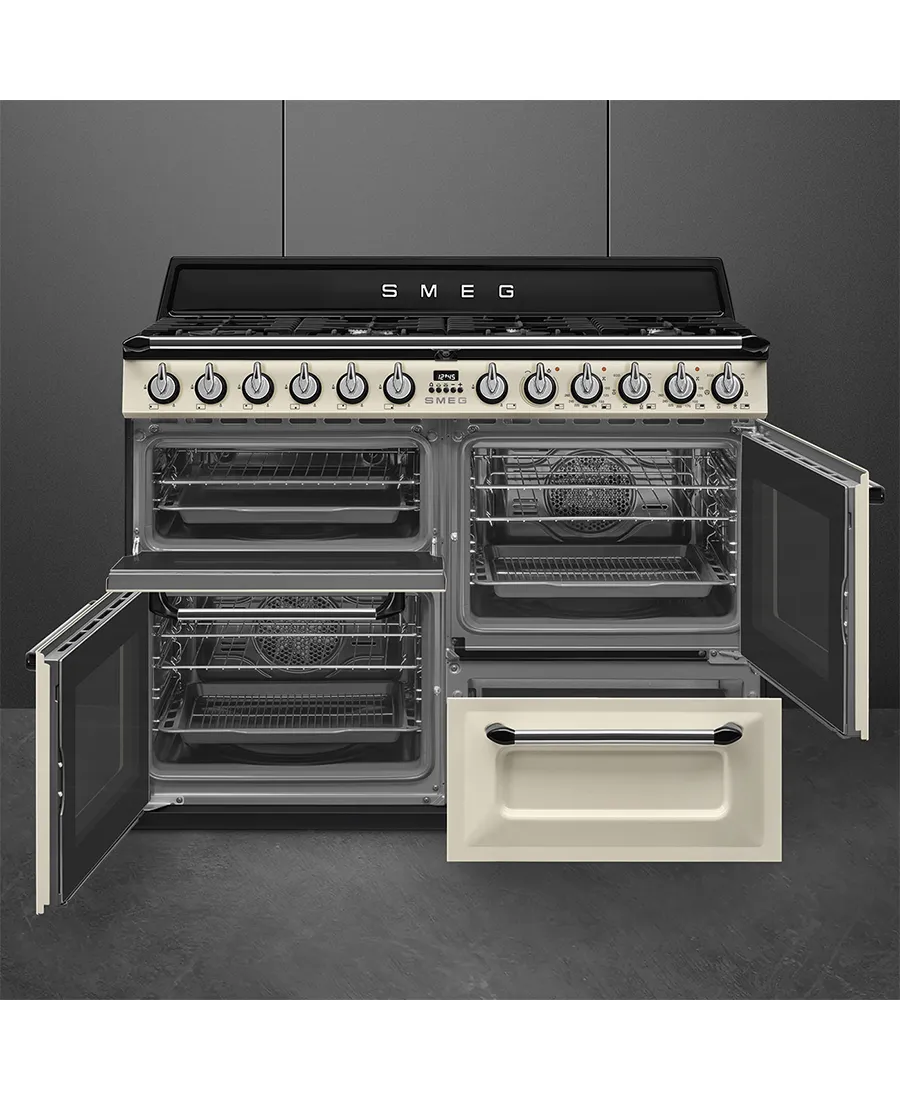 110cm Victoria Traditional Dual Fuel Range Cooker | Cream