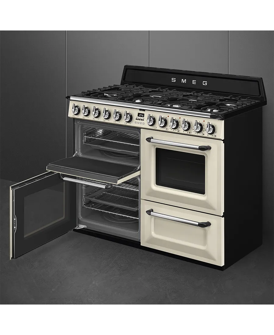 110cm Victoria Traditional Dual Fuel Range Cooker | Cream