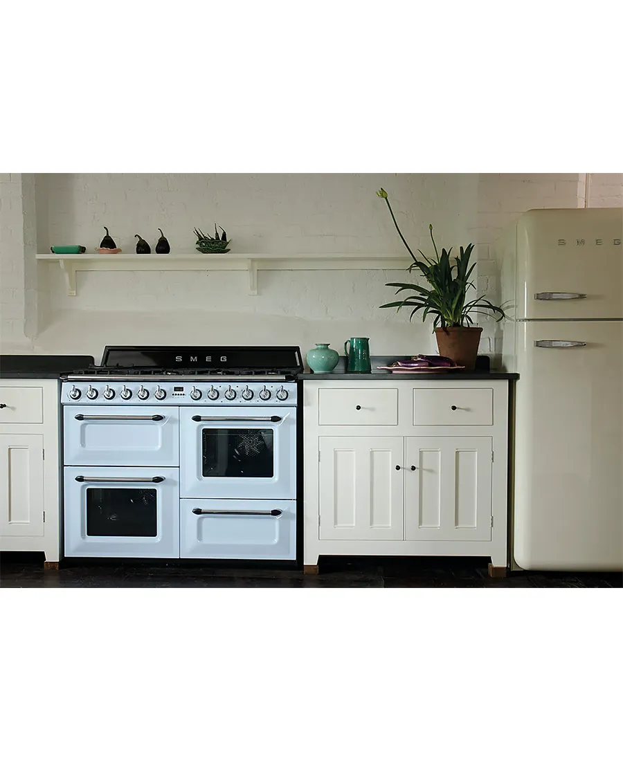 110cm Victoria Traditional Dual Fuel Range Cooker | Pastel Blue