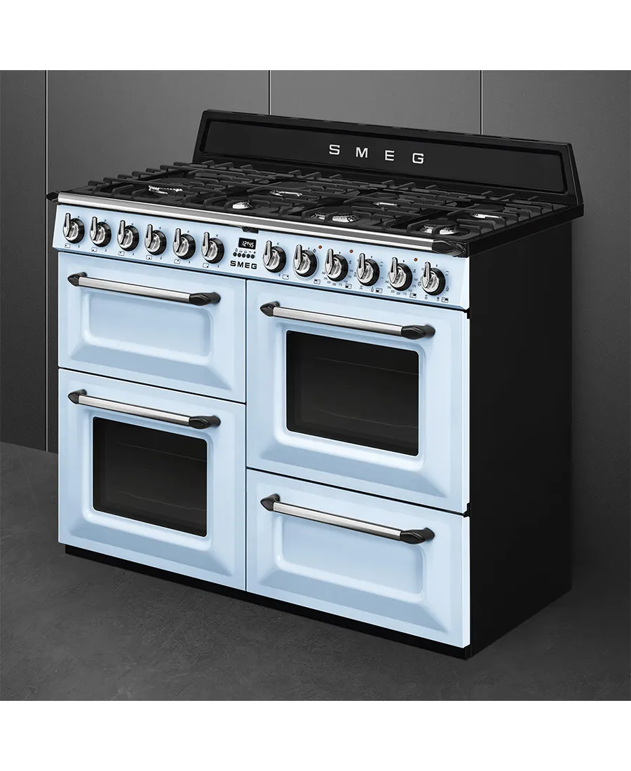 110cm Victoria Traditional Dual Fuel Range Cooker | Pastel Blue