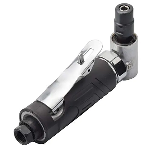 1/4-Inches angle air die grinder with rubber sleeve, mini air angle die grinder, pneumatic angle die grinder, 90 degree angled air die grinder, edge