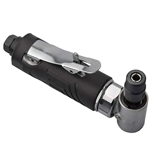 1/4-Inches angle air die grinder with rubber sleeve, mini air angle die grinder, pneumatic angle die grinder, 90 degree angled air die grinder, edge