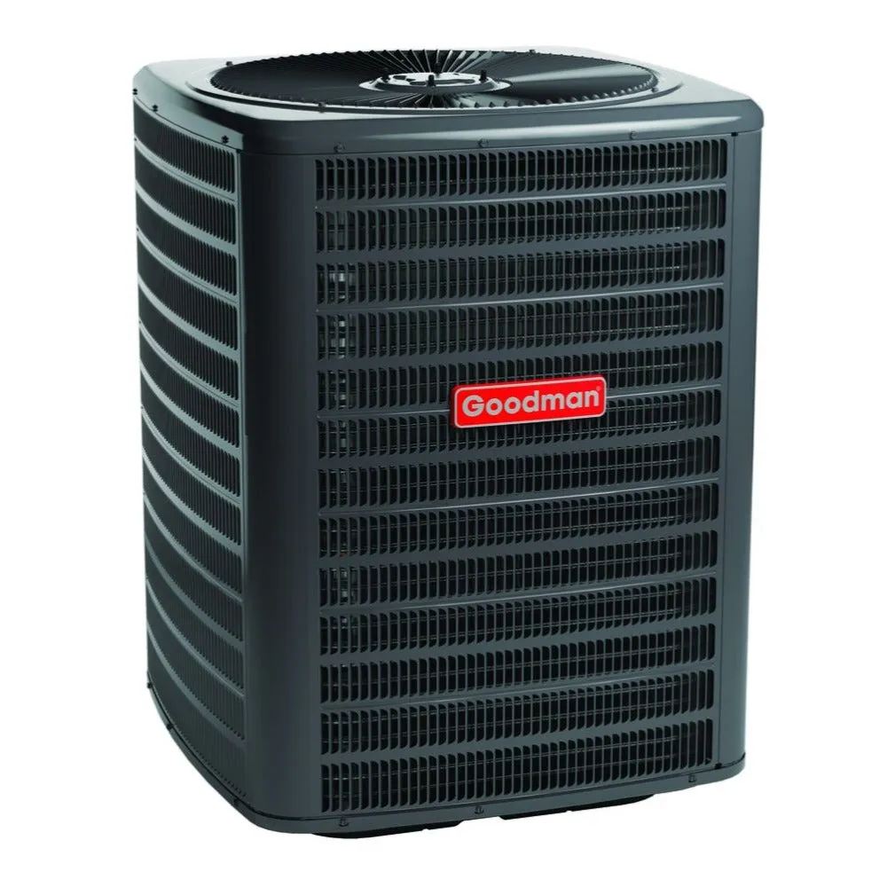 1.5 Ton 14.5 SEER2 Goodman Upflow/Downflow Air Conditioner System with Models GLXS4BA1810, CAPTA1818B3, MBVB12BP1X00