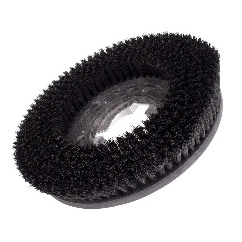 15" Nylon Floor Scrubbing Brush for Floor Buffers (13" Actual Diameter)