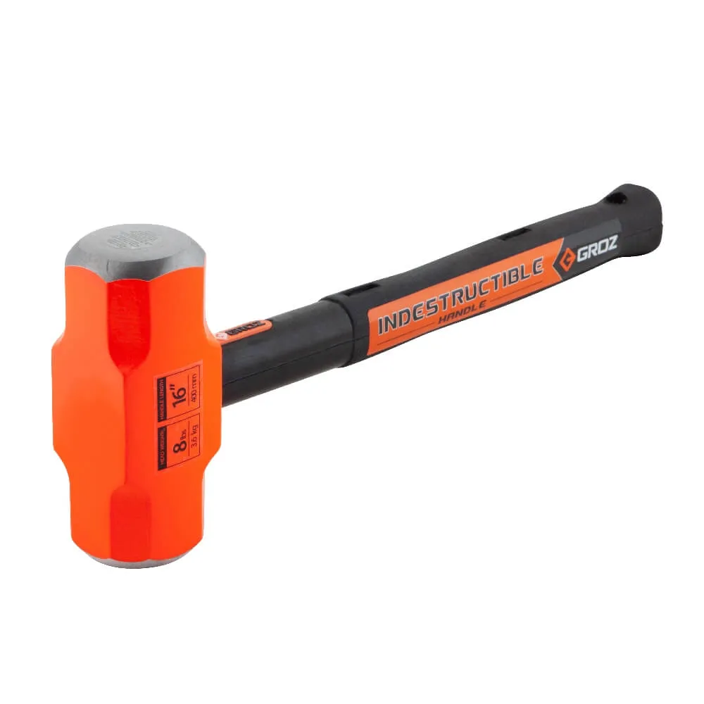 16" Indestructible Handle Sledge Hammer, 8 lb.