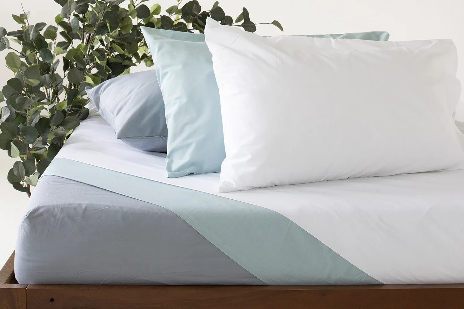 180 Thread Count Pillowcase Pair | Duck Egg