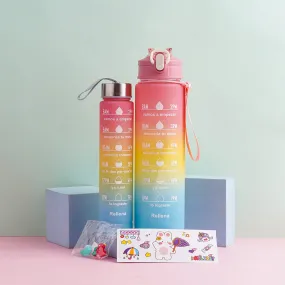 2 in 1 Motivational Water Bottle-Style 5