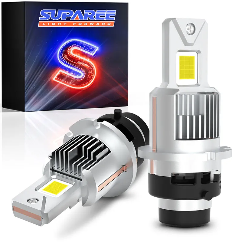 2 PCs D4S/D4R LED Headlight Bulbs with fan 70W 22000LM 6500K