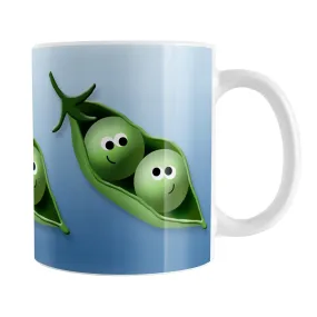 2 Peas in a Pod Blue Mug