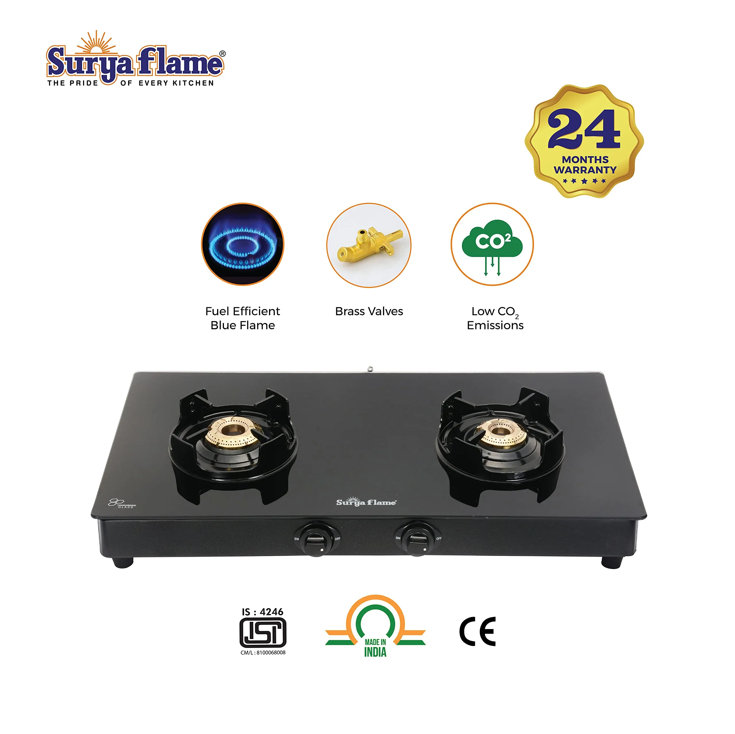 2 SF LPG STOVE 2B BLACK BEAUTY..