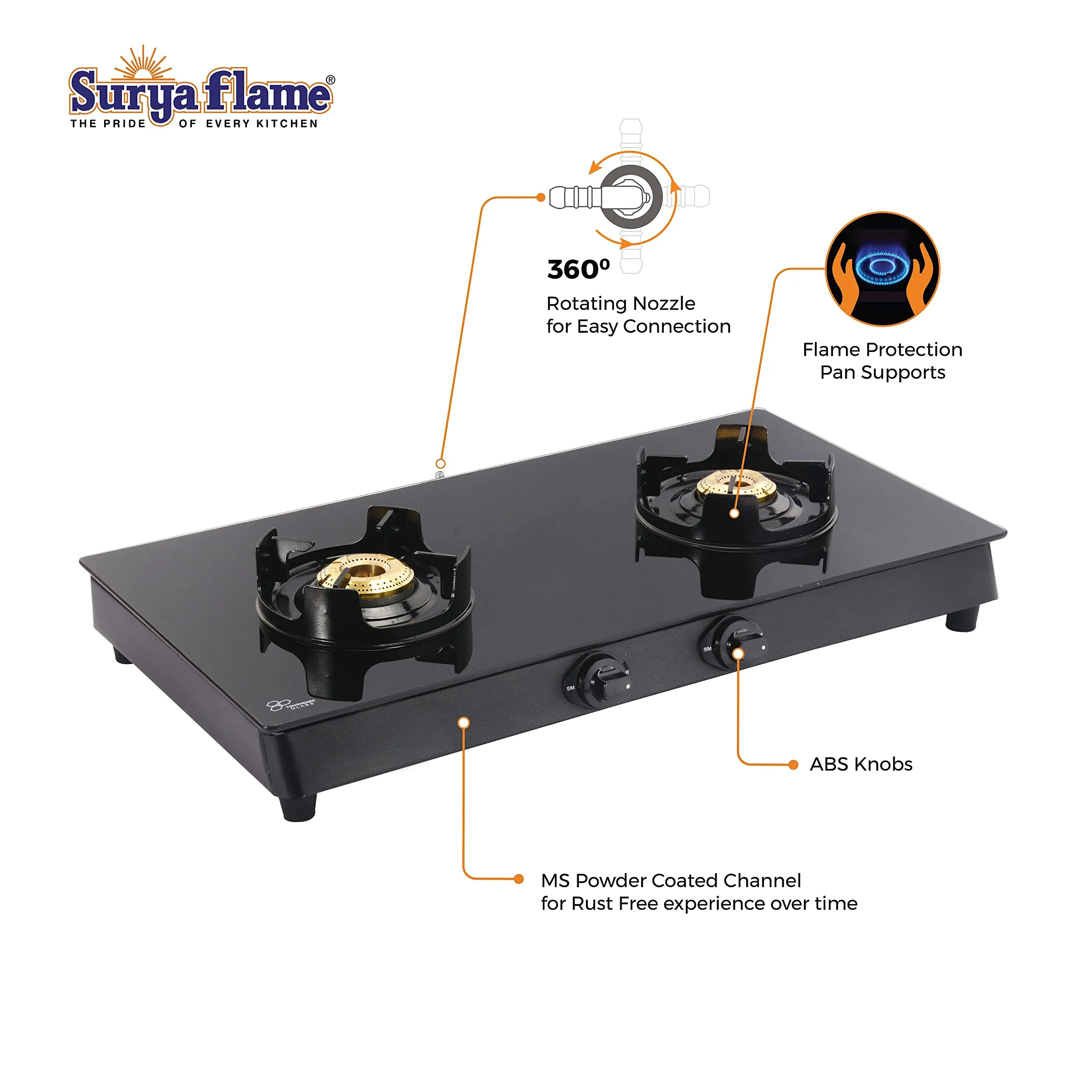 2 SF LPG STOVE 2B BLACK BEAUTY..