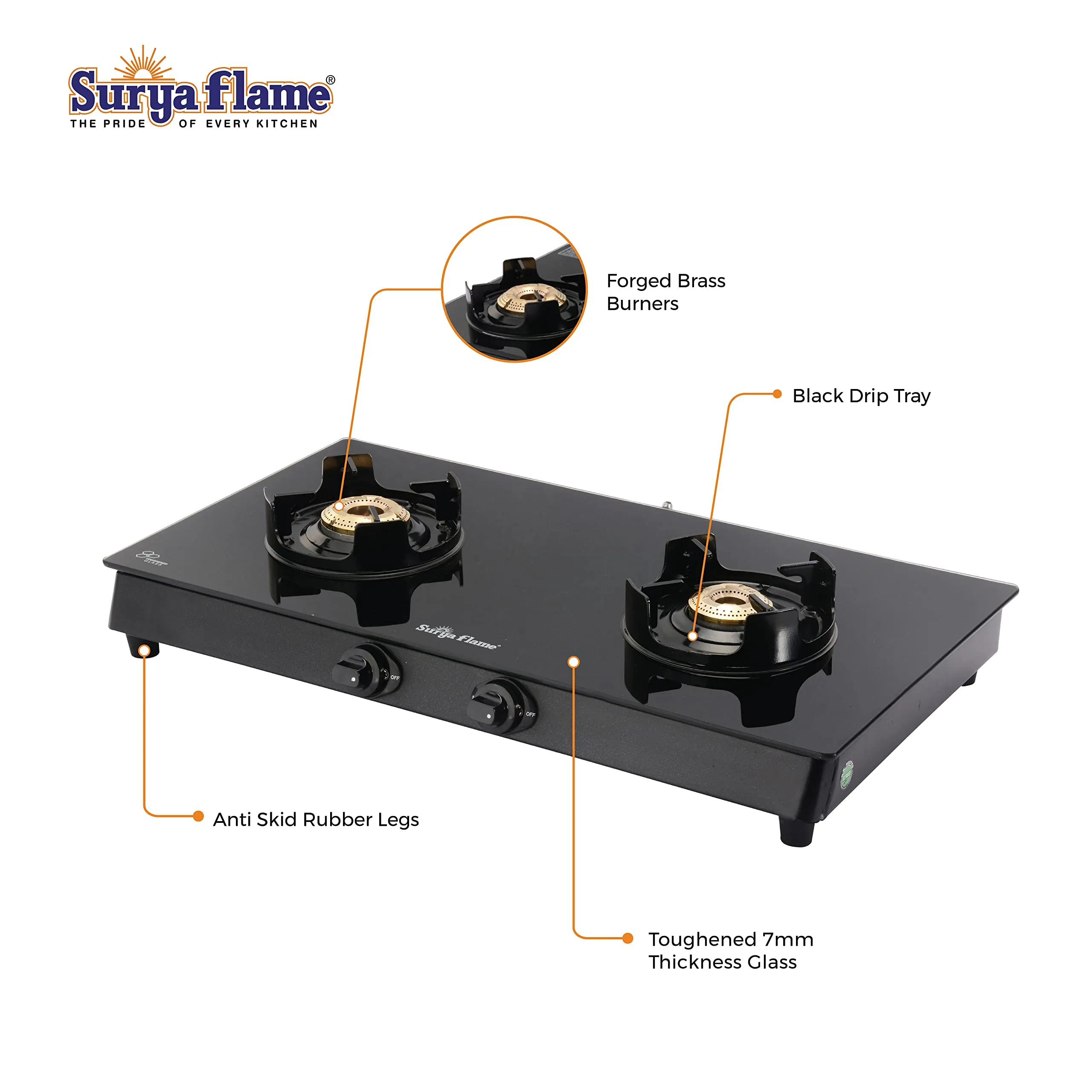 2 SF LPG STOVE 2B BLACK BEAUTY..