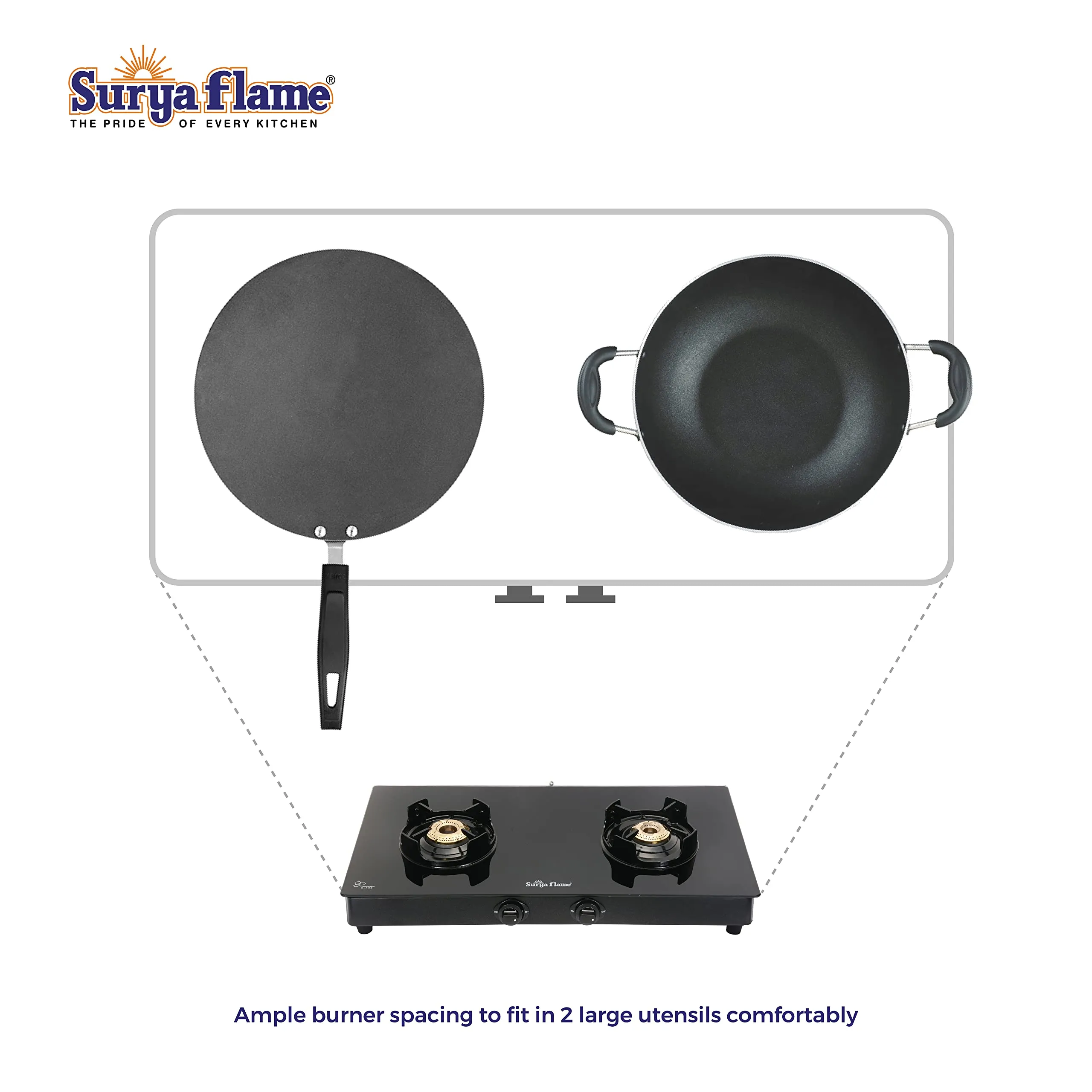 2 SF LPG STOVE 2B BLACK BEAUTY..