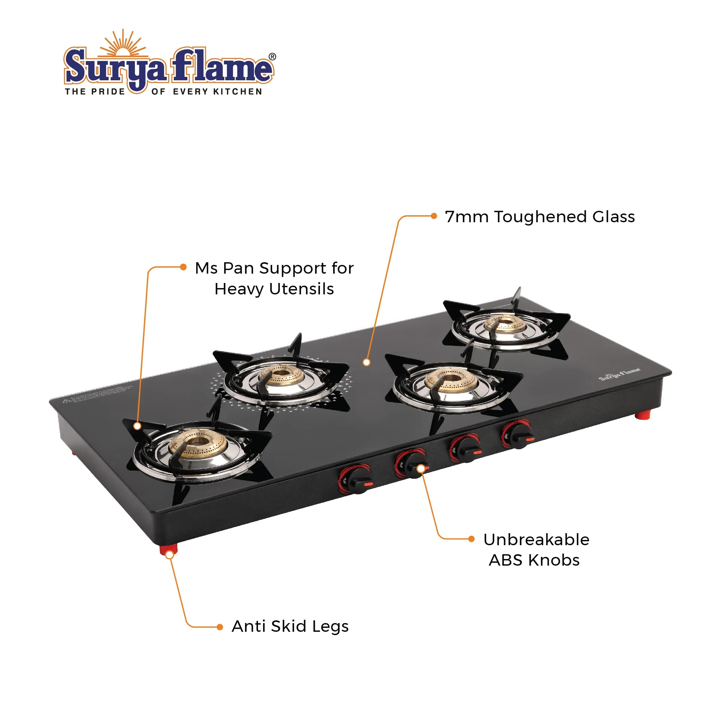 2 SF LPG STOVE 4B SMART MS NA