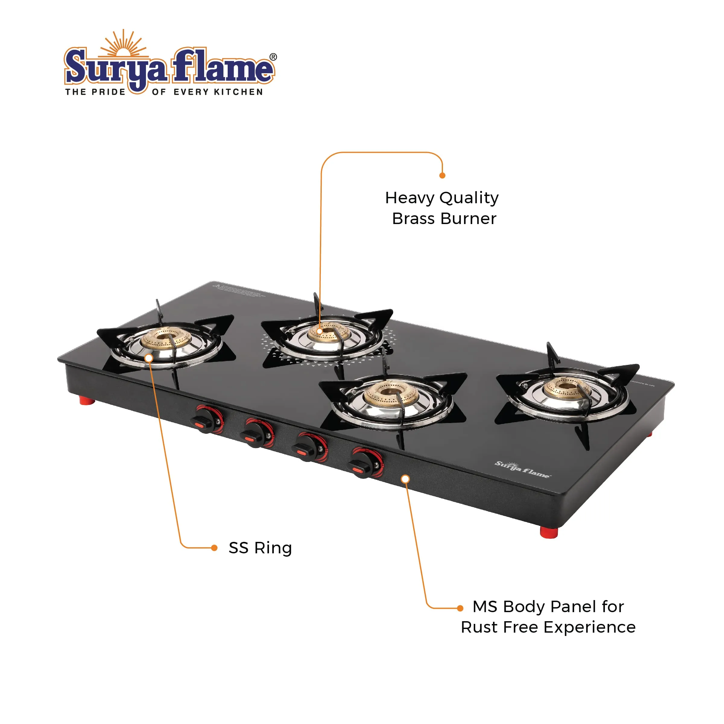 2 SF LPG STOVE 4B SMART MS NA