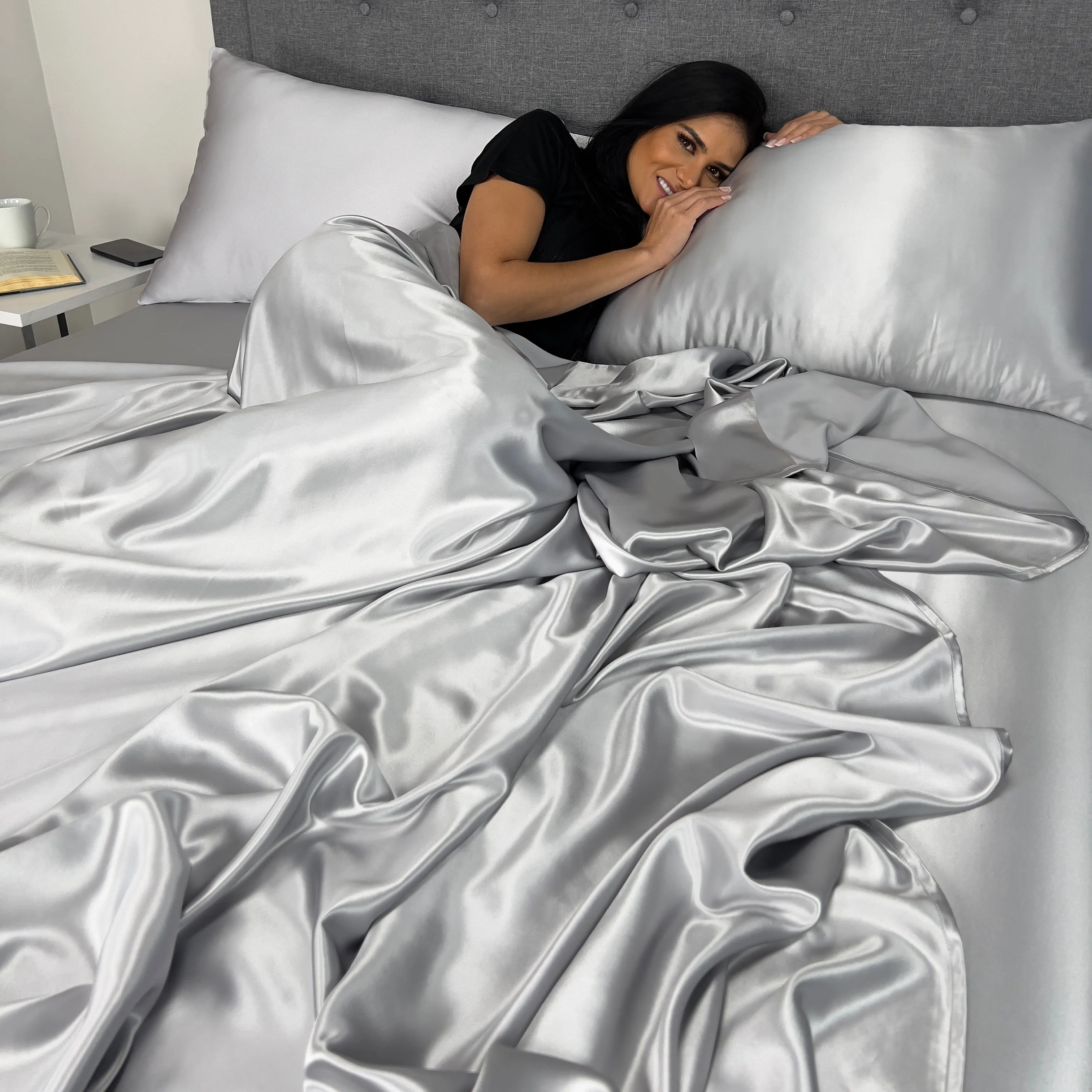 22 Momme Silk Pillowcase - Silver