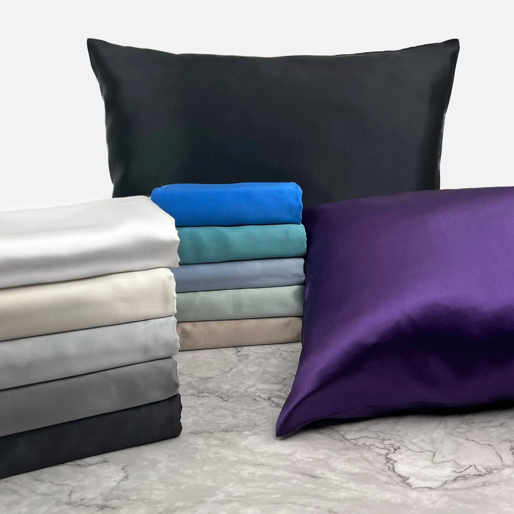 22 Momme Silk Pillowcase - Silver