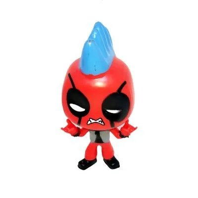 3D Red Man Figurine - Punk