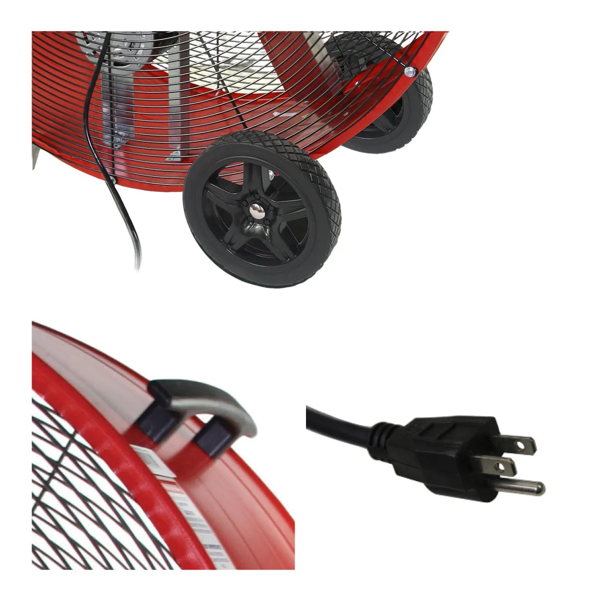 42 In. 2-Speed Belt Drive Drum Fan