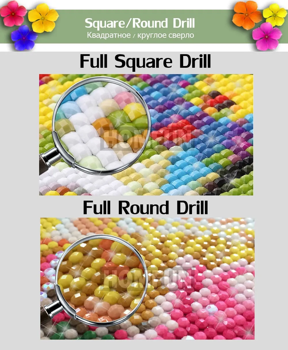 5D Diamond Painting - Full Square/Round Drill, "Country Kitchen Mealtime"