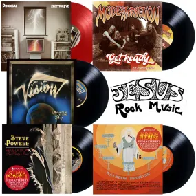 5x VINYL JESUS MUSIC BUNDLE - ROCK / METAL / PSYCHEDELIC