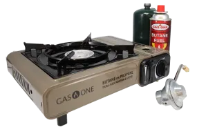 8,000 BTU PORTABLE DUAL FUEL CAMP STOVE