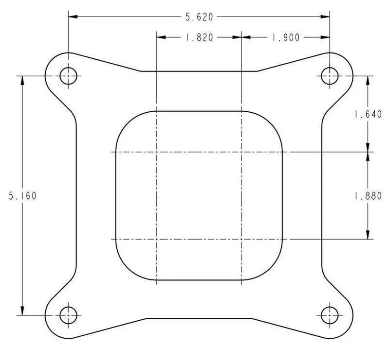 950 CFM 4-Barrel Carburettor HO0-80577S