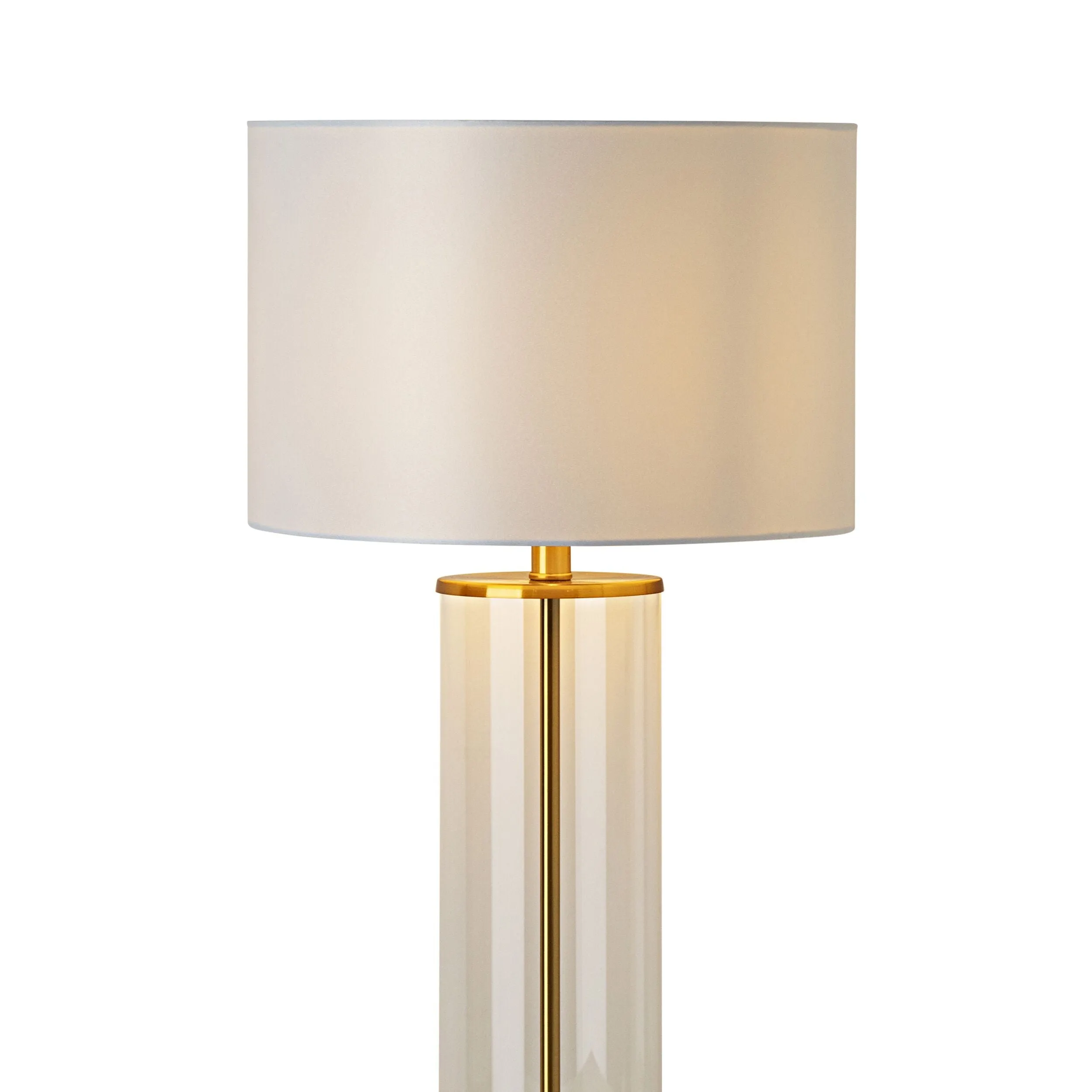 Aahana Glass Gold Table Lamp 70cm