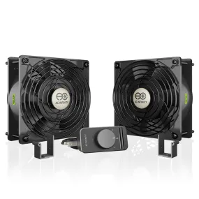 AC Infinity AXIAL S1238D, Muffin 120V AC Cooling Fan, Dual 120mm x 120mm x 38mm