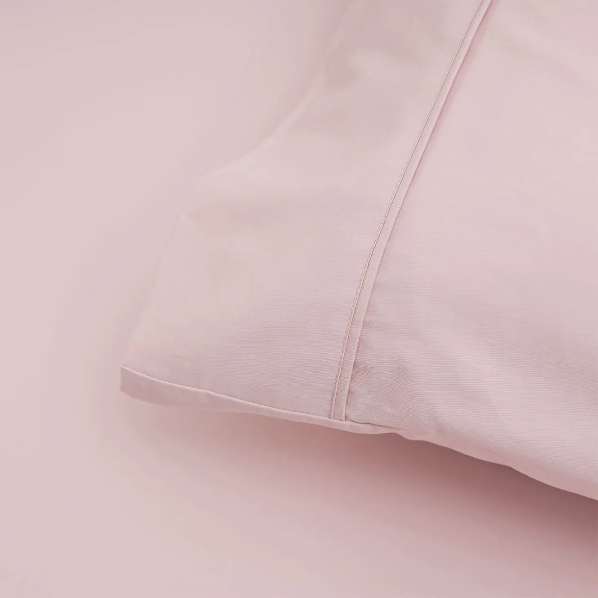 Accessorize 400TC Blush Bamboo Cotton Sheet Set 40cm Wall Queen