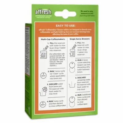 Affresh Coffee Maker Cleaner Tablets – 3 Ct.