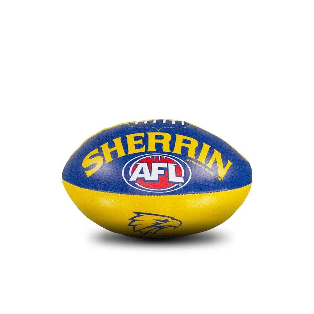 AFL Mini Supporter Sponge Football - West Coast Eagles - Ball