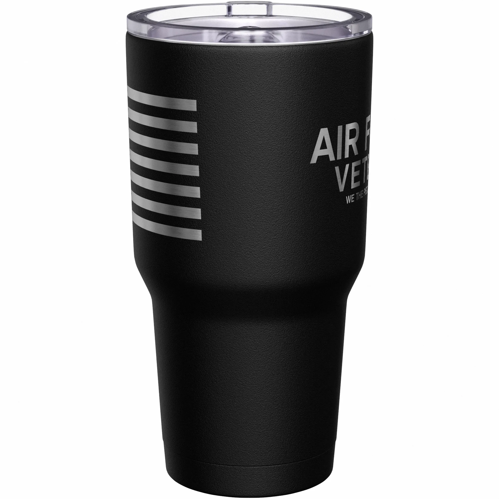 Air Force Vet   American Flag Stainless Steel Tumbler