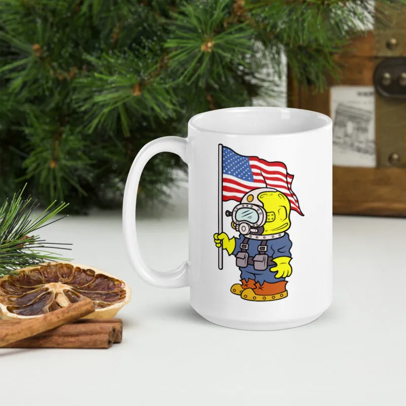 American Diving Supply 15 oz Patriot Coffee Mug