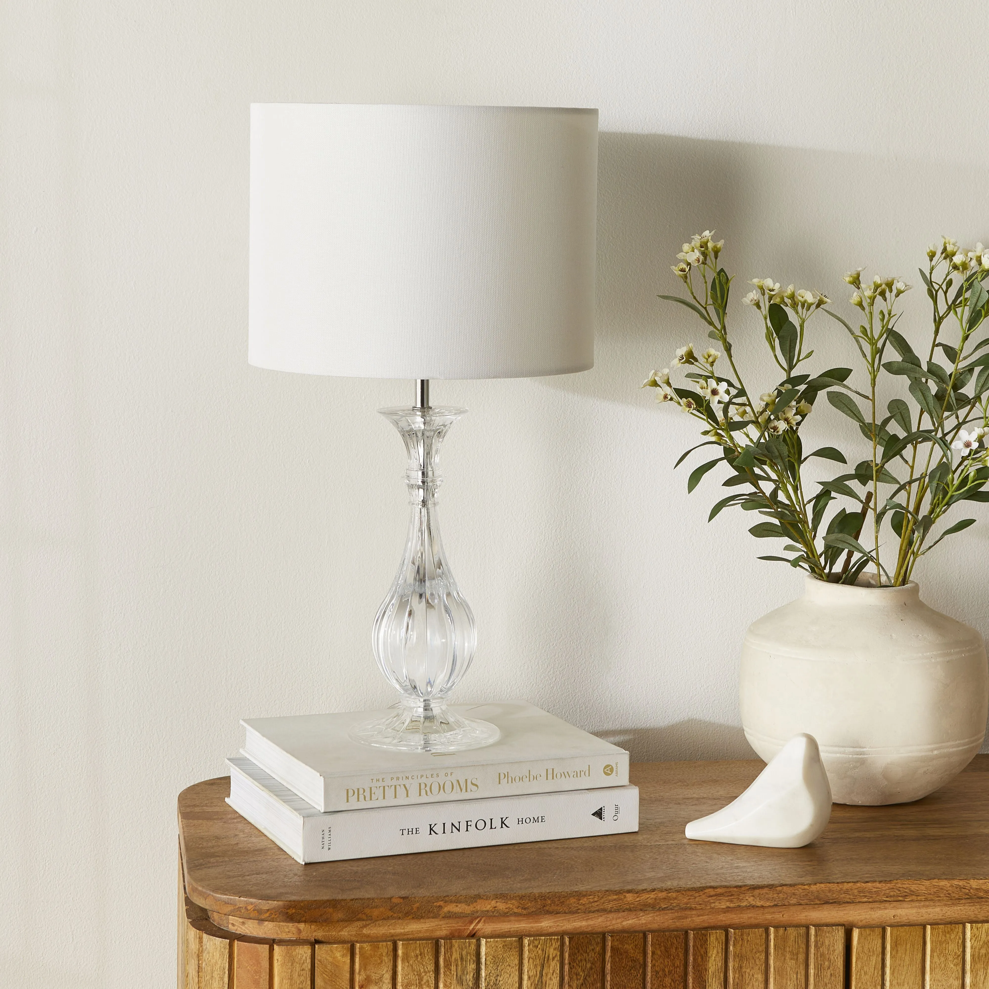 Amy Crystal Look Table Lamp 51cm