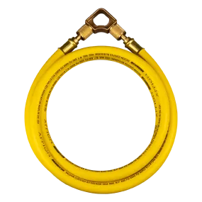 Appion MH380006AAY MegaFlow 3/8in Recovery Hose - 6 ft (1/4FL to 1/4FL) Yellow