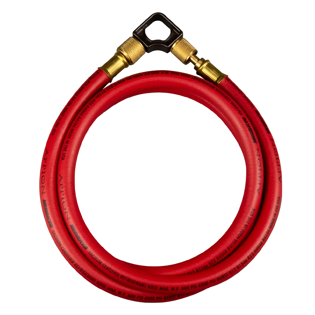 Appion MH380006EAR MegaFlow 3/8in Hose - 6 ft [3/8FL to 1/4FL] Red