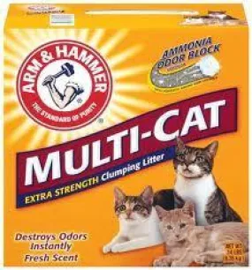 Arm & Hammer Multi-Cat Extra Strength Scented Clumping Litter