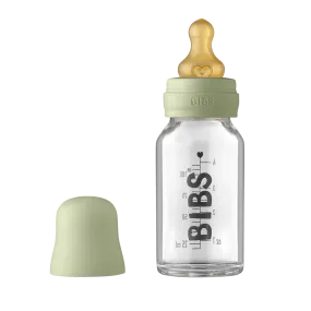 Baby Glass Bottle Complete Set 110ml - Sage