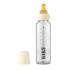 Baby Glass Bottle Complete Set 225ml - Ivory