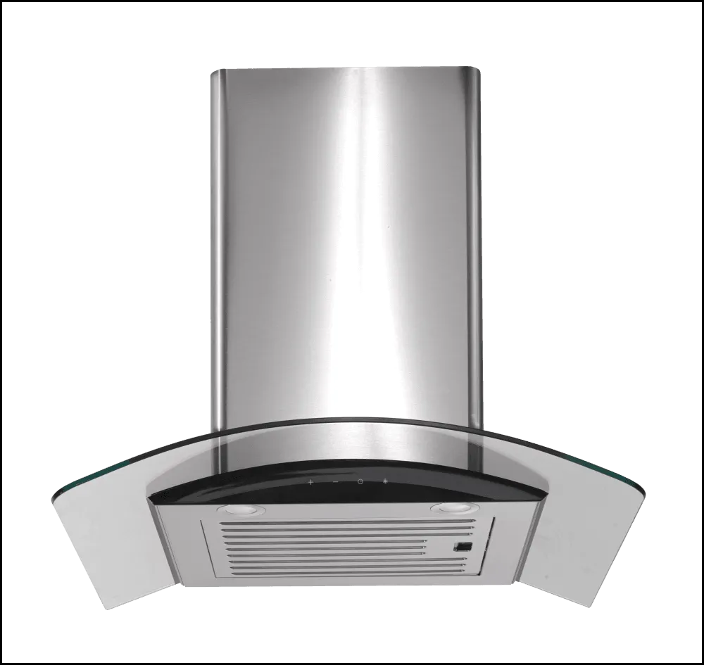 Baumatic B-RGT6 60cm Curved Glass Canopy Rangehood