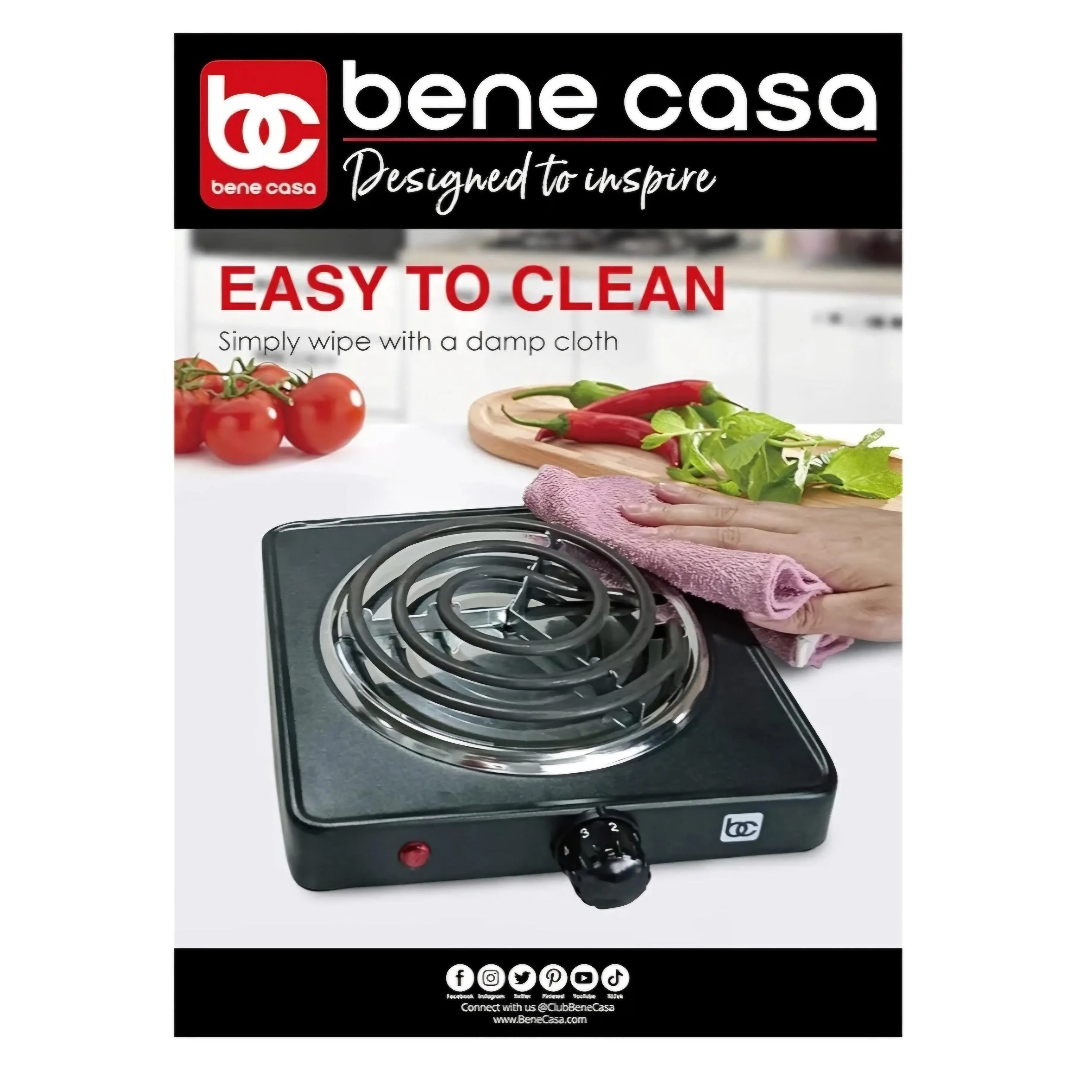 Bene Casa Single Electric Coil Burner