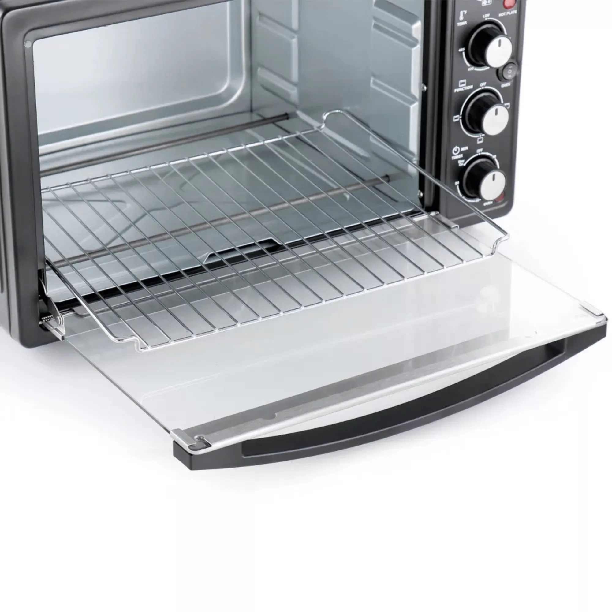 Better Chef Central XL Toaster Oven Broiler with Dual Element Solid