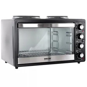 Better Chef Central XL Toaster Oven Broiler with Dual Element Solid