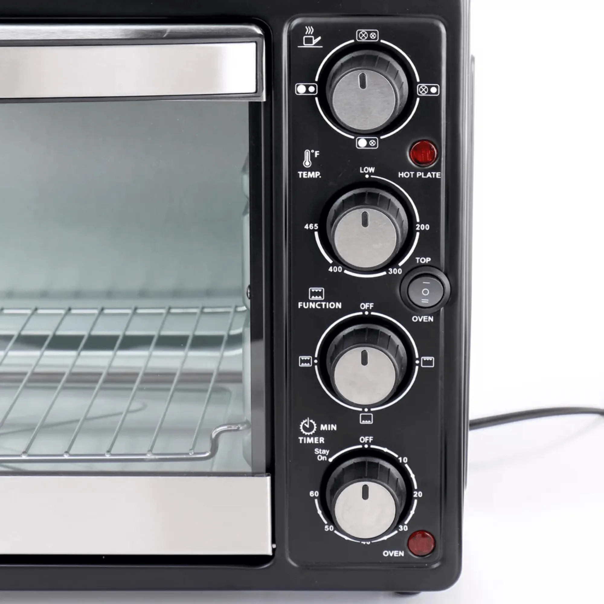 Better Chef Central XL Toaster Oven Broiler with Dual Element Solid