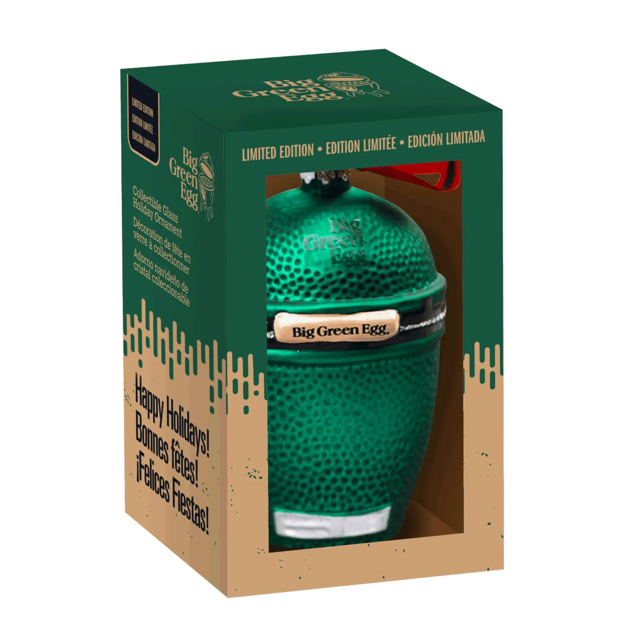 Big Green Egg 122919 Limited Edition Glass Holiday Ornament